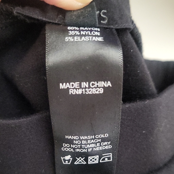 Revolve H:ours Elegant Black Women's Pants - Picture 4 of 5